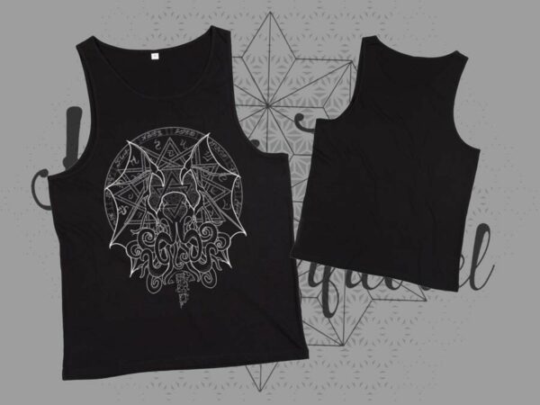 Khali-Ink Tanktop Key of Cthulhu